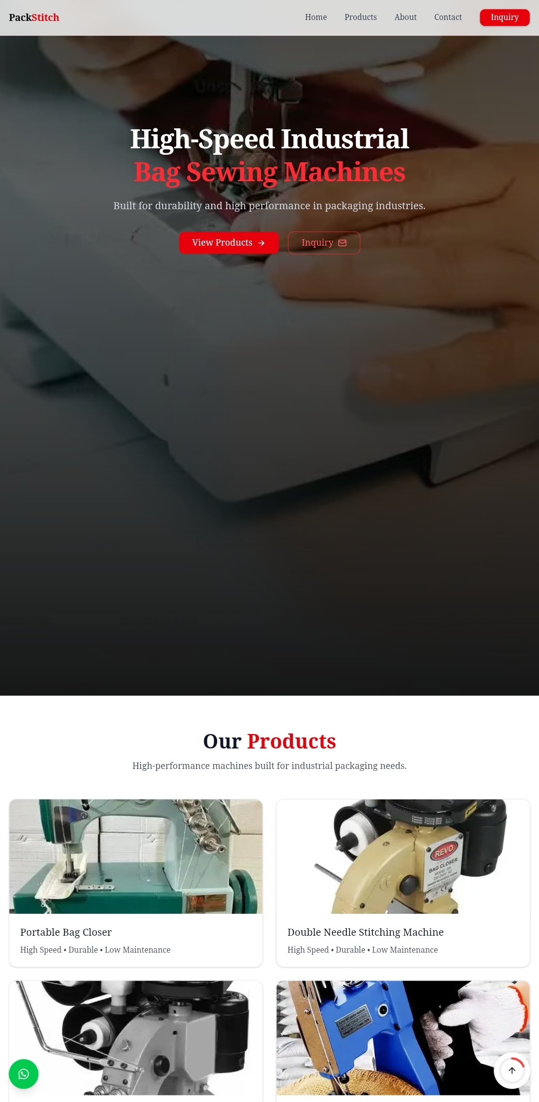 Industrial Sewing Machine Manufacturer
